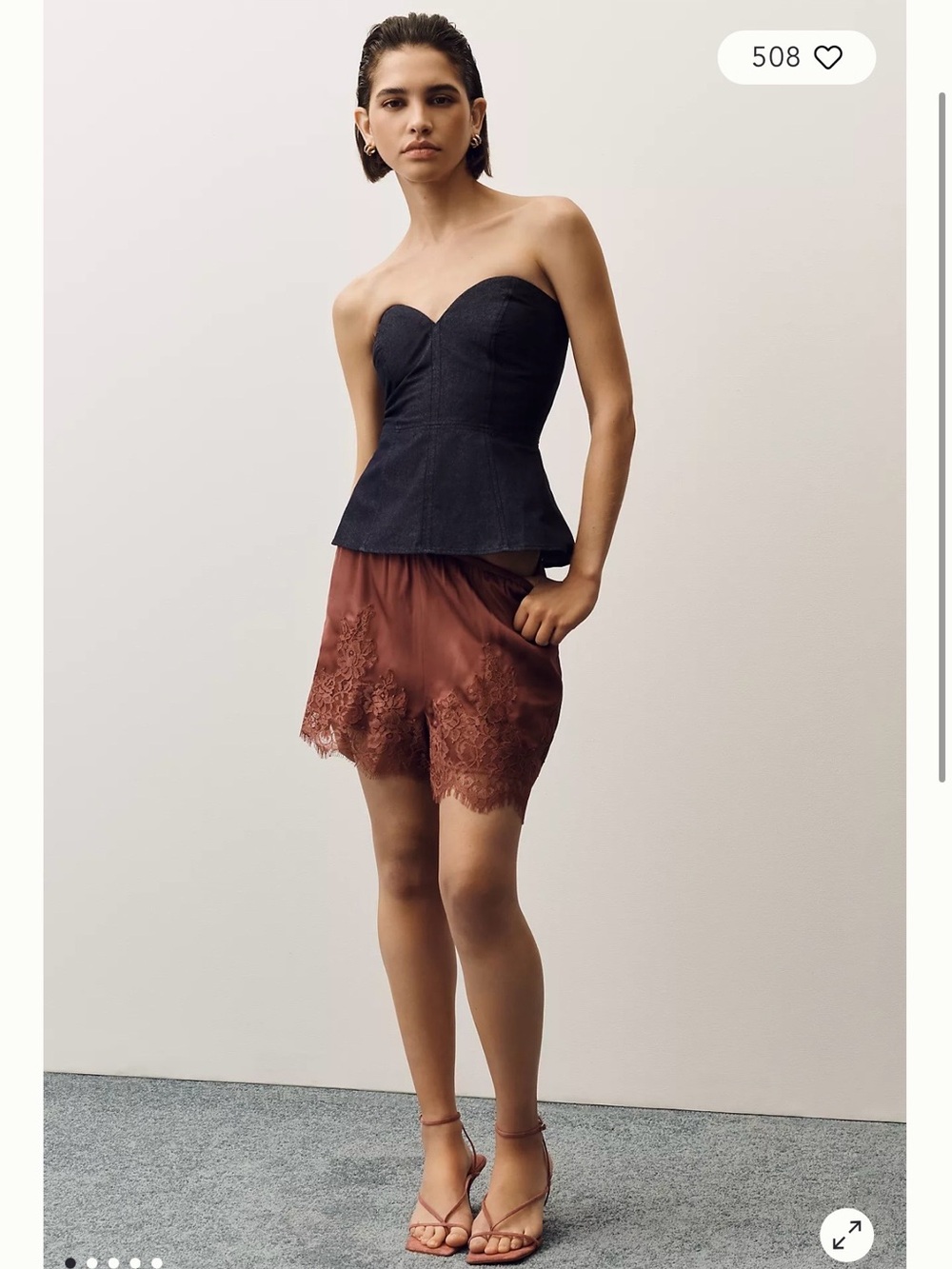 Mare mare denim bustier